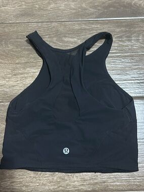 lululemon athletica Black Racerback High-Coverage Sports Bra
